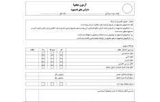 آزمون محتوا- دارایی نامشهود
