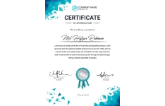 سرتیفیکت مدرن و زیبا