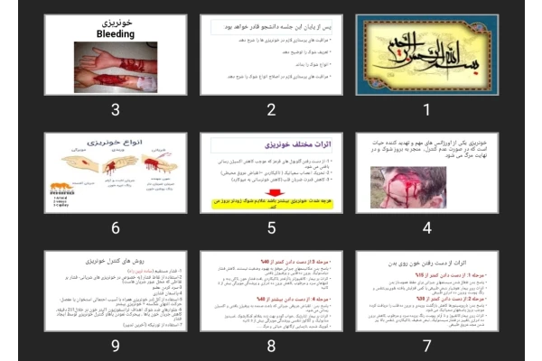 پاورپوینت خونریزی و شوک