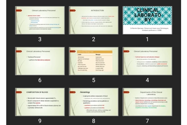 پاورپوینت Clinical Laboratory