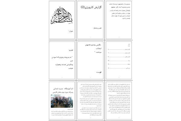 گزارش کارورزی ۲