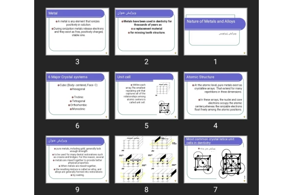 پاورپوینت Nature of Metals and Alloys