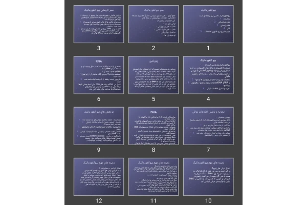 پاورپوینت بيوانفورماتيک