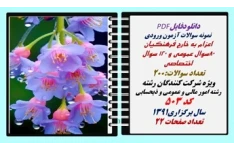 نمونه سوالات اعزام به خارج فرهنگیان رشته امور مالی و عمومی و ذیحسابی کد503  سال1391