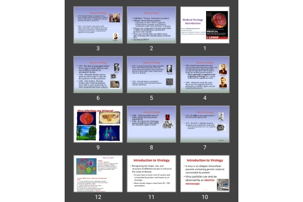 پاورپوینت Medical Virology Introduction