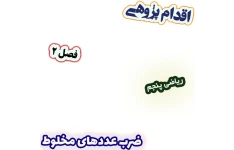 اقدام پژوهی کاهش خطای محاسباتی دانش‌آموزان در ضرب عددهای مخلوط، ریاضی پنجم