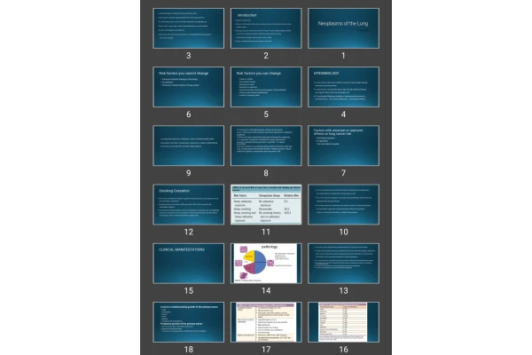 پاورپوینت تومورهای ریه Neoplasms of the Lung