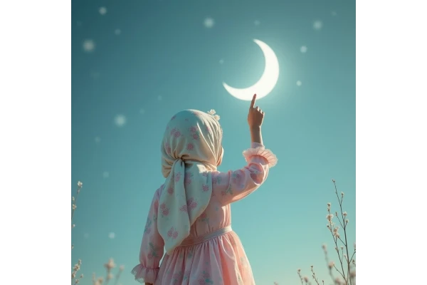 ماه شب سوم 🌙
