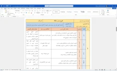 طرح درس سالانه ورزش پایه سوم، چهارم، پنجم و ششم ابتدایی