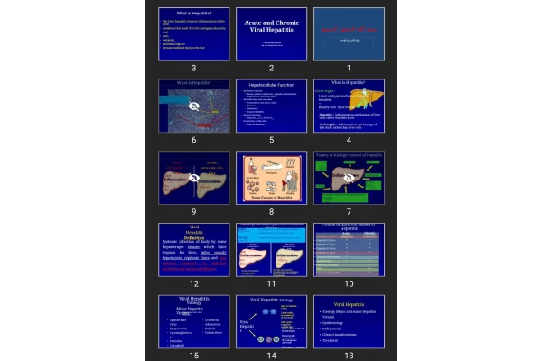 پاورپوینت Acute and Chronic Viral Hepatitis