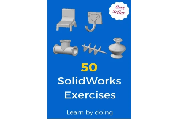 ۵۰ تمرین آماده برای انجام در نرم افزار solid works