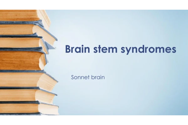 سندروم های ساقه مغز 🔬 نسخه کامل ✅