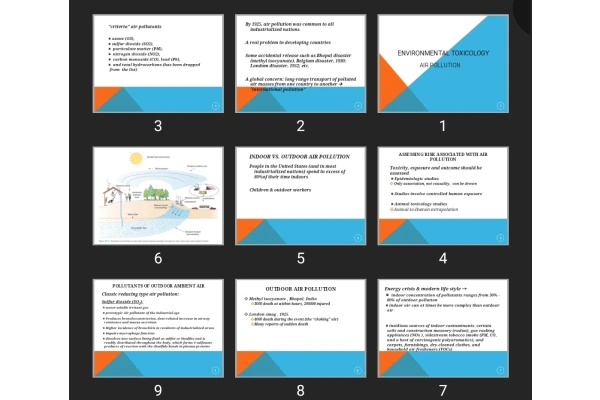 پاورپوینت ENVIRONMENTAL TOXICOLOGY