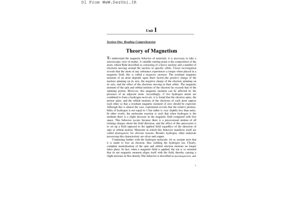 📝جزوه:  theory of Magnetism          🖊ارسالی اعضا          🏛 دانشگاه آزاد یزد                (نسخه کامل)✅