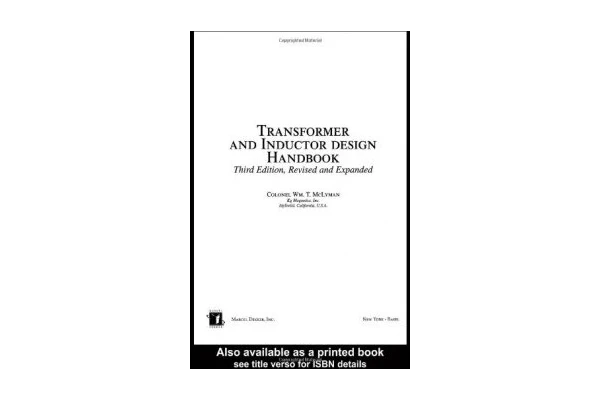 Transformer and inductor design handbook-کتاب انگلیسی