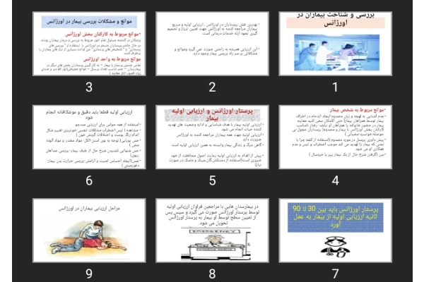 پاورپوینت بررسی و شناخت بیماران در اورژانس