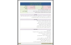 طرح درس روزانه کلمات هم خانواده بر اساس روش تدریس بحث گروهی