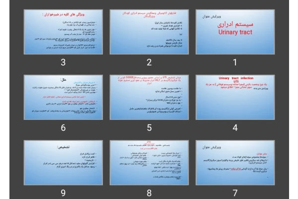 پاورپوینت سیستم ادراری