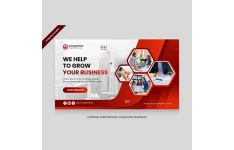 بنر وب سایت رنگ قرمز