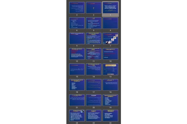 پاورپوینت اپیدمیولوژی بیماری های غیرواگیر ‌Non Communicable Diseases Epidemiology