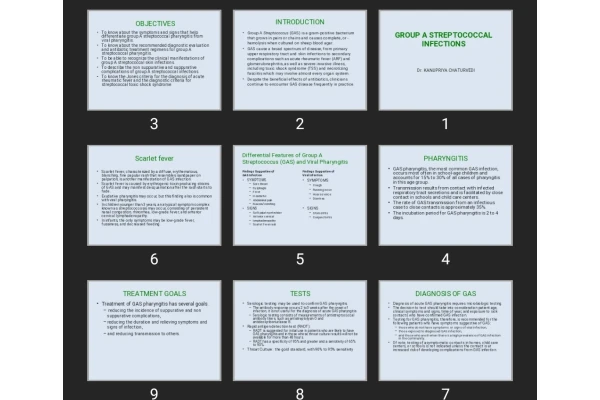 پاورپوینت GROUP A STREPTOCOCCAL INFECTIONS