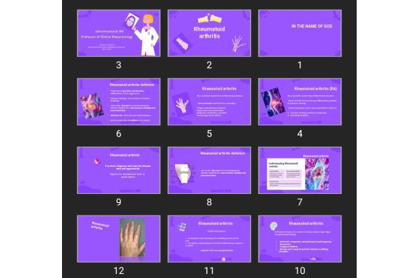 پاورپوینت Rheumatoid arthritis