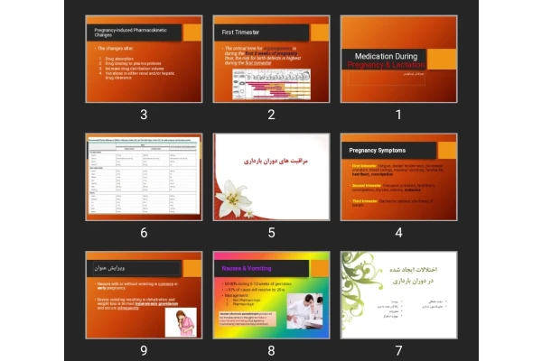 پاورپوینت Medication During Pregnancy & Lactation