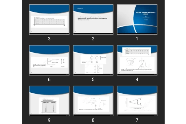 پاورپوینت Nuclear Magnetic Resonance (NMR)