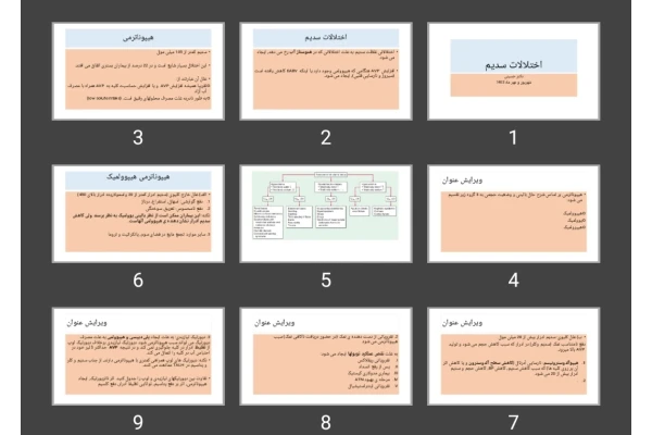 پاورپوینت اختلالات سدیم