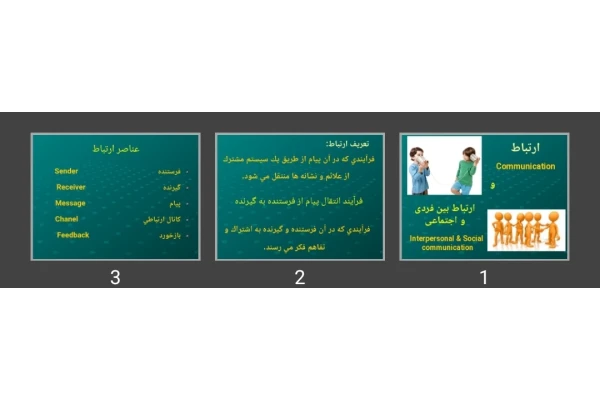 پاورپوینت ارتباط بین فردی و اجتماعی