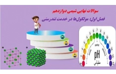 پاورپوینت سوالات نهایی شیمی دوازدهم رشته تجربی فصل اول مولکول‏ها در خدمت تندرستی