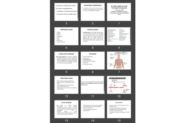 پاورپوینت Oncologic Emergencies