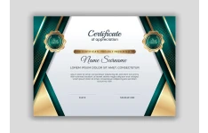 دانلود سرتیفیکت مدرن و شیک