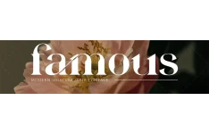 دانلود فونت Famous