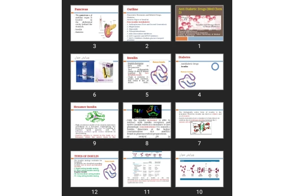 پاورپوینت Anti-Diabetic Drugs