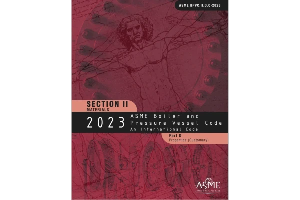 💖استاندارد مشخصات مواد ASME Sec II Part D  ویرایش 2023💖  🔰ASME Sec II Part D Customary 2023  🌺Material Propeties (Customary Units)