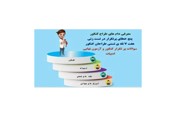 پاورپوینت معرفی دام های طراح کنکور وپنج خطای پرتکرار در تست زنی