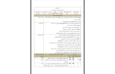 طرح درس بر اساس برنامه ملی (درس ۲ هدیه هفتم)