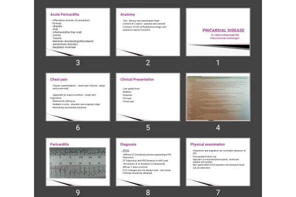 پاورپوینت PRICARDIAL DISEASE