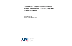 🟩 برای اولین بار  💥API STD 681 2021  🌞Liquid Ring Compressors and Vacuum Pumps in Petroleum, Chemical, and Gas Industry Services