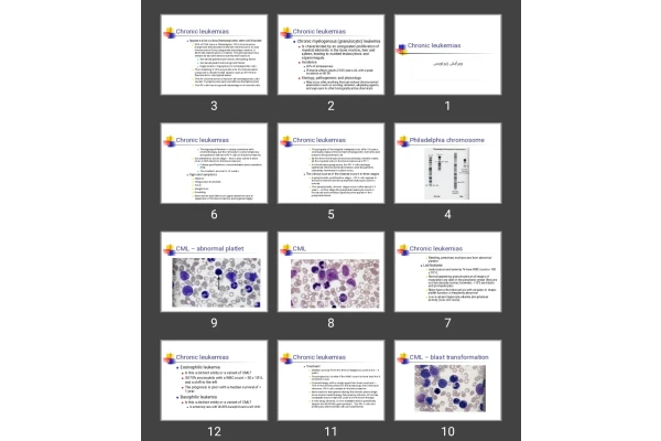 پاورپوینت لوسمی مزمن Chronic leukemias