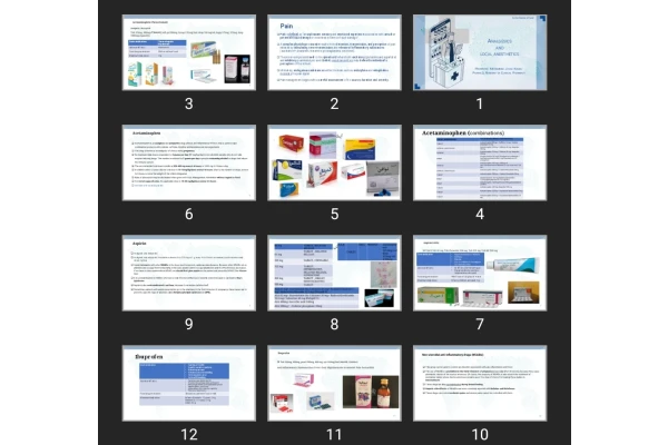 پاورپوینت Analgesics and local anesthetics