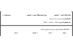 نمونه سوال تربیت بدنی رشته علوم انسانی دانشگاه پیام نور