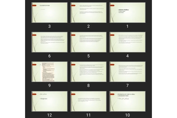 پاورپوینت Diabetes Mellitus