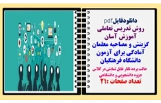 روش تدریس تعاملی آموزش آسان گزینش و مصاحبه معلمان آمادگی برای آزمون دانشگاه فرهنگیان