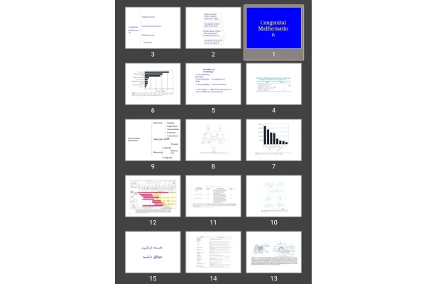 پاورپوینت Congenital Malformation