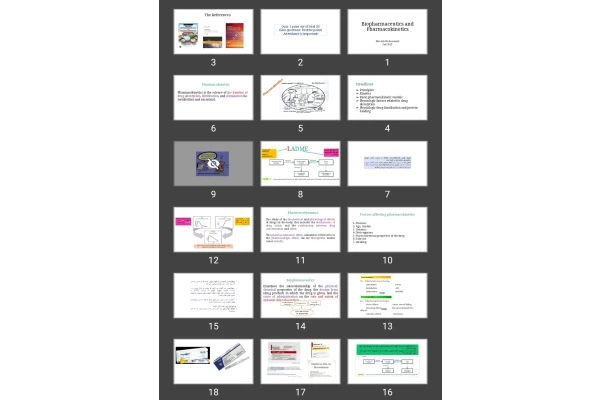 پاورپوینت Biopharmaceutics and Pharmacokinetics