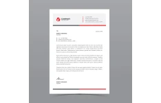 وکتور سربرگ شرکتی لاکچری با فرمت eps