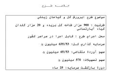 پروژه اشتغال زایی: طرح توجيه فنی ، مالی و اقتصادی پرورش گل و گياهان زينتی