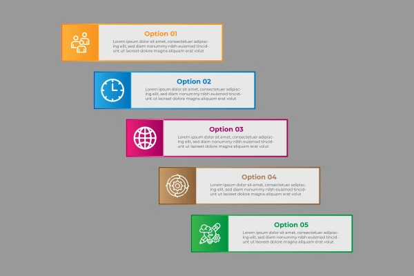 اینفوگرافیک مراحل انجام کار و تحقیقات
